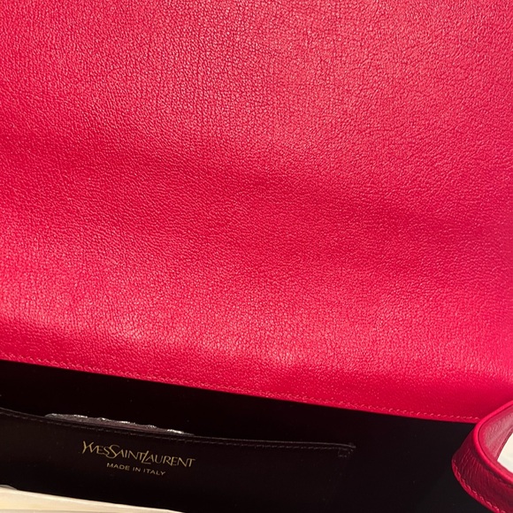 YSL Calfskin Monogram Large Belle De Jour Clutch - Picture 11 of 11